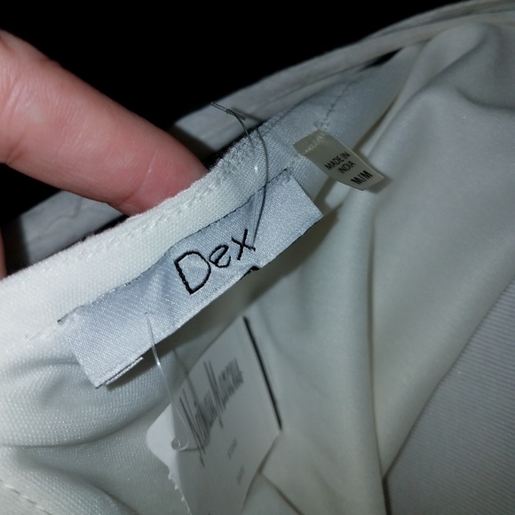 Dex Boho Summer Dress Sz M Off White Beautiful - Picture 4 of 8